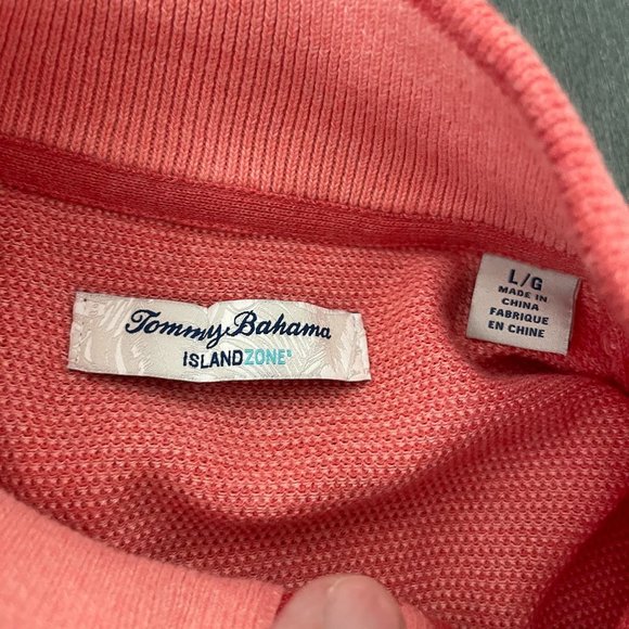 Tommy Bahama IslandZONE Men's LS Half-Zip Pullover Sweatshirt, Size L - Picture 4 of 7